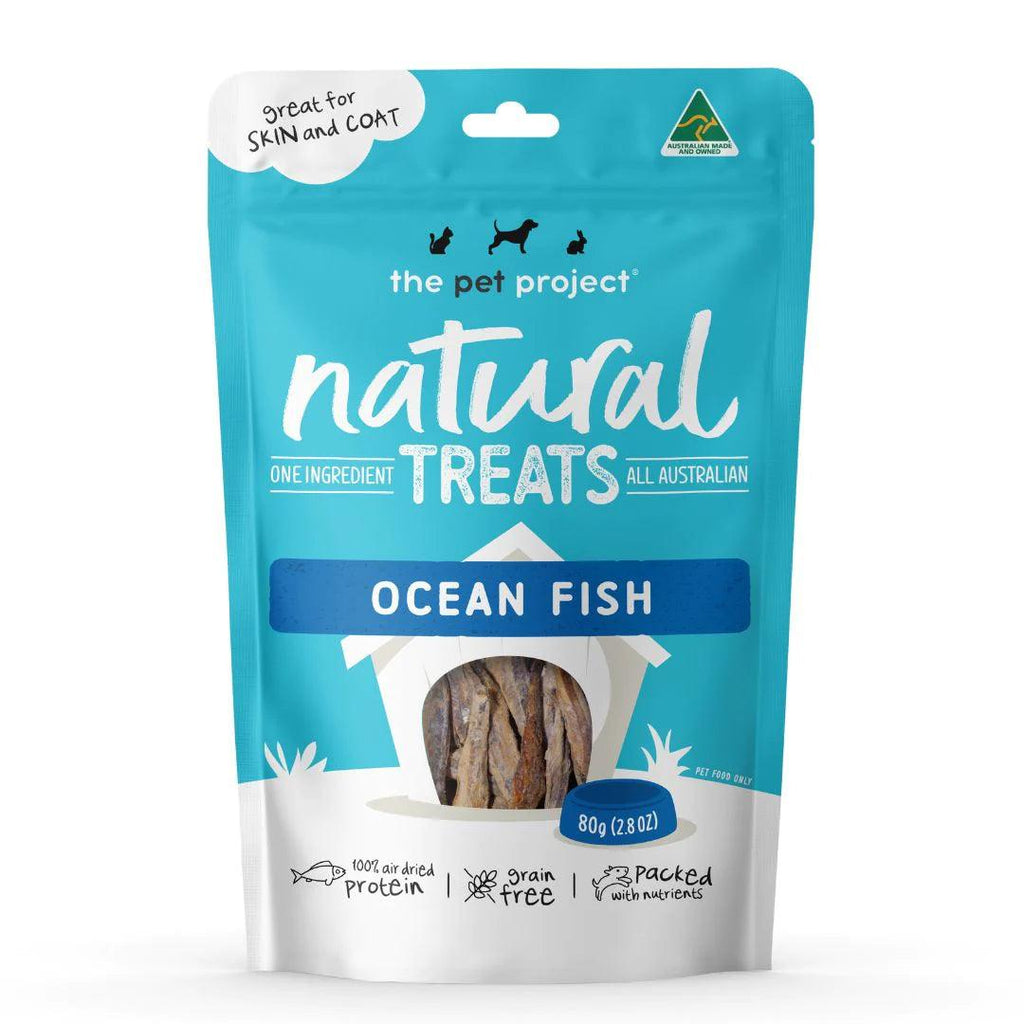 Pet Project Natural Treats Ocean Fish - Happy Paws Australia 
