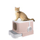 Enclosed Cat Litter Box + FREE Litter Shovel